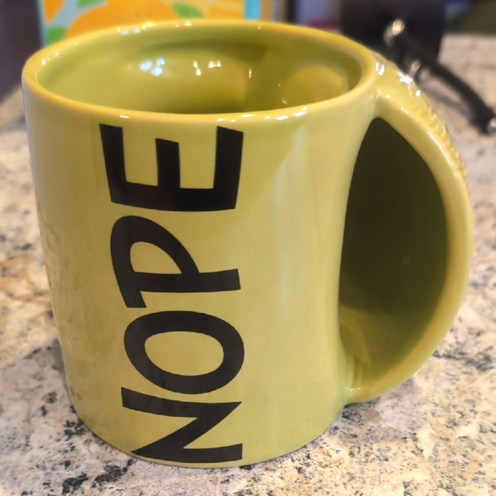 The Grinch Nope Mug Department 56.